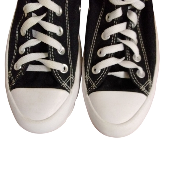 Converse Navy Blue Platform Sneakers Lug Sole Chuck Taylor All-Stars Wom… - Picture 3 of 13